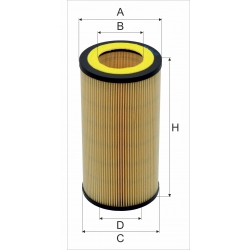 Wkład filtra oleju WO 2030x - Zamienniki: E175H D129, HU 12 110 x, WO1554X, OE 651/3, MX901584, SO 4711